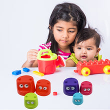 Monster Cups - Activity Toy for Babies 5+ Months Plastic Multicolor Infant & Preschool Toys Develops Motor & Reasoning Skills Birthday Gifts for Boys Girls Age 5+ Months Kids (1 Set) the24kgal