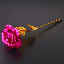 Gold Rose Artificial Rose Flower With Gift Box, Plastic Flowers Best Gifts for Friend Girl Wife Women, Golden Rose Gift for Valentine's Day, Mother's Day, Anniversary, Birthday, Wedding, Gold (1 Pc) the24kgal