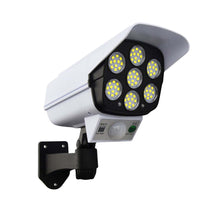 Solar Light Outdoor Motion Sensor Security Camera Shaped Dummy Wall Lamp (1 Pc) the24kgal