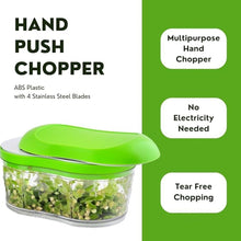 Manual Hand Push Garlic Cutter & Vegetable Chopper (1 pc) the24kgal
