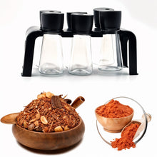 6-Piece Plastic Spice Jar Set with Stand the24kgal