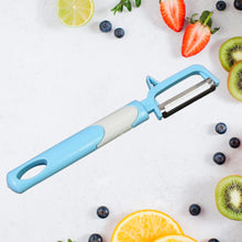 Multifunction Peeler Slicer with Plastic Handle (1 Pc / Mix Color) the24kgal