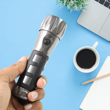 Aluminium Led/Xenon rubber grip Handtourch (3*1.5V AAA batteries / Not Included) the24kgal