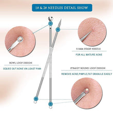 Blackhead Remover, 4-in-1 Stainless Steel Pimple Extractor Tool (1 Pc) the24kgal