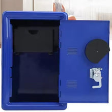 Mini Metal Cash Box, Safe Creative Piggy Bank with 2 Key (1 Pc) the24kgal
