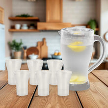 Apex Unbreakable Lemon Jug Set with 6 Glasses – 1200ML Jug + 300ML Glasses Approx the24kgal