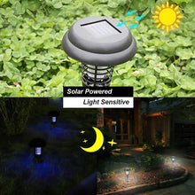 Garden Lighting UV LED Solar Powered LED Mosquito Trap / Bug Zapper  (2 Pc) the24kgal