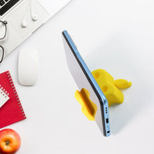 Multi-Functional Apple-Shaped Plastic Mobile Stand with Pen Holder (1 Pc / Mix Color) the24kgal