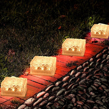 Solar Ice Cube Garden Light for Pathways & Christmas Decor the24kgal