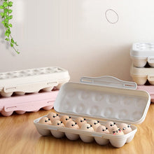 18 Grid Egg Holder Storage, Shock-Proof Egg Container with Buckle, Egg Carrier, Egg Tray, Egg Shelter, Effective Full Seal, Egg House use for Fridge, Camping, Kitchen the24kgal