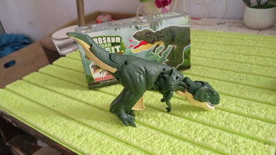 Dinosaur Roaring Toys Trigger, Dinosaurs Toys with Dinosaur Sound Lighting Model Vibrating Head Moving (3 + Years / 1 Pc) the24kgal