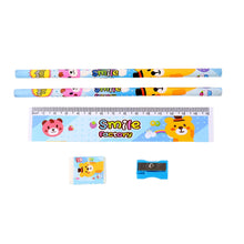 Wooden Pencil Set (5 Pc): School Supplies, Stationery Set for Kids the24kgal