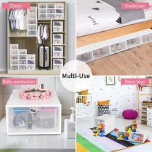 1 Layer Plastic Shoes Storage Box, Stackable Shoe Storage (1 pc / 32x21x12 CM) the24kgal