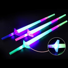 Sword With LED Lights, Glow In The Dark Flashing Sword the24kgal