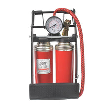 Dual-Cylinder Foot Pump, Portable Floor Bike Pump, 100PSI Air Pump the24kgal