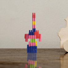 Bullet Blocks for Intelligent Kids Creative Bullets Shaped Building Blocks (Approx 88 Pcs) the24kgal