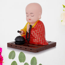 Solar Powered Sitting Buddha Statue,  Moving Head and Hand (1 Pc / Big) the24kgal
