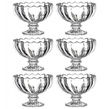 Glass Ice Cream Bowls Glass Dessert Cups for Sundae (6 pcs / 120ml) the24kgal