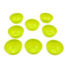 Multipurpose Small Round Plastic Bowl / Katori, Microwave Safe Reusable Lightweight Bowl, Dishwasher Safe Chutney Bowl (8 Pcs Set) the24kgal