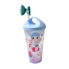 Unicorn Water Bottle with Straw & Lid for Kids (With Light) the24kgal