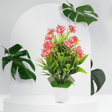 Wild Artificial Flower Plant for Home & Office Decor (1 Pc, Cute Pot) the24kgal