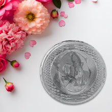 Ganesh Ji, Silver color Coin for Gift & Pooja | Silver Coin | Silver Coin / Diwali Gift (1 Pc / (Metal is not silver) the24kgal