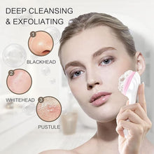 Silicone Face Scrubber Exfoliating Brush, Manual Handheld Facial Cleansing Brush (1 Pc) the24kgal