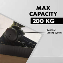 Adjustable Heavy-Duty Fridge and Washing Machine Stand Base Trolley 50x50 cm the24kgal