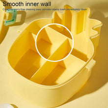Kids Lunch Box Cute Pineapple Shaped Bento Box with Fork Spoon Snack Container Microwave Portable Office Lunch Box (1 Pc / With Spoon, Fork & Color Box) the24kgal