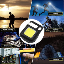 LED Battery Operated Keychain Flashlight with Folding Bracket Bottle Opener (1 Pc) the24kgal