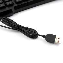 Wired USB Keyboard 104 Keys (1 Pc) the24kgal