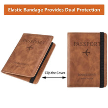 Passport Holder Cover PU Leather Travel Wallet case (1 Pc / 15×11 Cm) the24kgal
