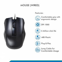 Computer / Laptop Wired Optical Mouse (1 Pc) the24kgal