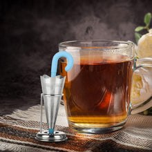 Reusable Cute Umbrella Tea Strainer With Tray / Stand (1 Pc) the24kgal