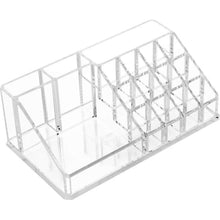 16 Compartment Cosmetic Makeup Jewellery Lipstick Storage Organiser Box, Cosmetic Storage Box Make-up Lipstick Organizer / Lipstick Holder Case  Transparent the24kgal