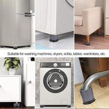 Round Washing Machine Support Pad (4 Pcs Set) the24kgal