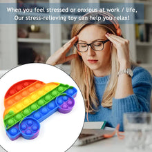 Fidget Toy Push  Bubble Fidget Sensory Toy for Kids and Adults Fidget per Stress Reliever Sensory Fidget pers (Butterfly & Car Shape / 1 Pc) the24kgal