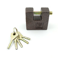 Iron lock, Brass Core and Thickened Spray Black Iron Door Lock With 5 pc Keys for Home Dormitory, Waterproof Antirust Anti-theft locks Outdoor Gate Shed Locks Warehouse Big Iron Door Drawer Lock (63 mm ) the24kgal