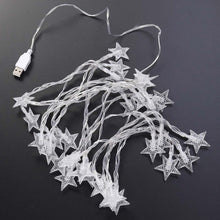 USB Powered 20 LED Decorative Star String Fairy Lights the24kgal