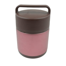 Vacuum insulated lunch box, 304 stainless steel, used for lunch storage, double-layer travel hiking picnic food jar, with folding spoon and handle BPA Free Thermos Lunch Box for Kids Adults (1600 ML) the24kgal