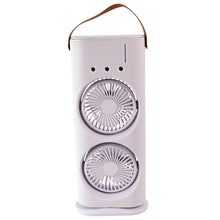 Electric Fan Desktop Double-Head Powerful Air Cooler (1 Pc / With Remote) the24kgal