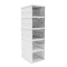 5-Layer Stackable Utility Cart – Foldable Storage Organizer for Clothes & Home (1 Pc) the24kgal