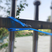 3 Meter Anti-Slip Clothesline Rope - Nylon, Hooks, Indoor/Outdoor the24kgal