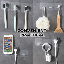 Transparent Self-Adhesive Wall Hook – Drill-Free, Waterproof & Oil-Proof for Toothbrush, Socket (1 Pc) the24kgal