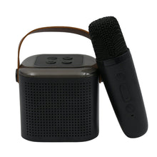 Wireless Speaker Microphone Set, RGB Light Support Memory Card PortableKaraoke Machine Perfect  for Travel TV the24kgal
