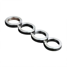 Portable 4 Finger Ring Unique Rotating Folding Ring (1 Set) the24kgal