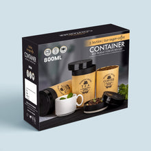 Airtight Containers – For Tea, Coffee, Sugar & More (3 Pcs Set) the24kgal
