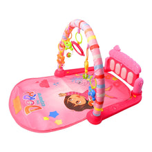 2in1 Baby Kick and Play Piano Gym Mat & Fitness Rack (1 Set) the24kgal