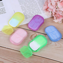 Travel Paper Soap Sheet with Mini Box (20 Sheets in a Pack Approx / Mix Color) the24kgal