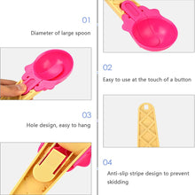 2-Piece Plastic Ice Cream & Watermelon Scooper with Trigger Dipper the24kgal